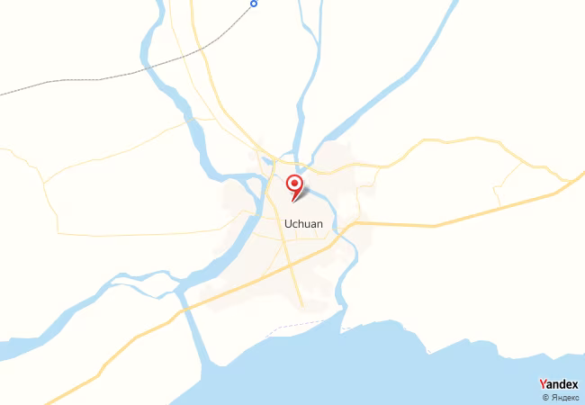 Qibla Map for Wuchuan