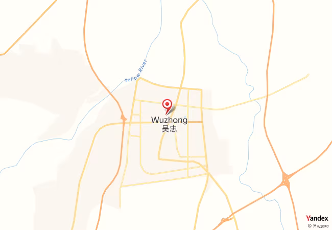 Qibla Map for Wuzhong