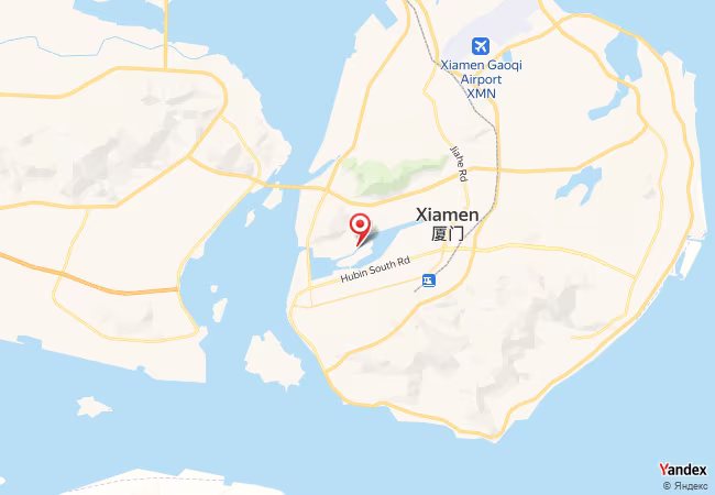 Qibla Map for Xiamen