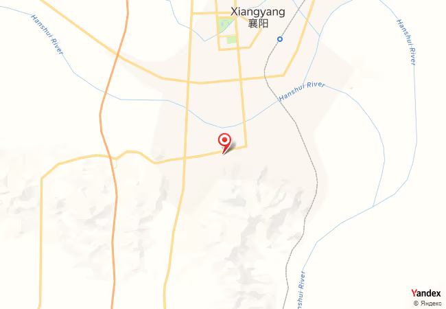 Qibla Map for Xiangyang