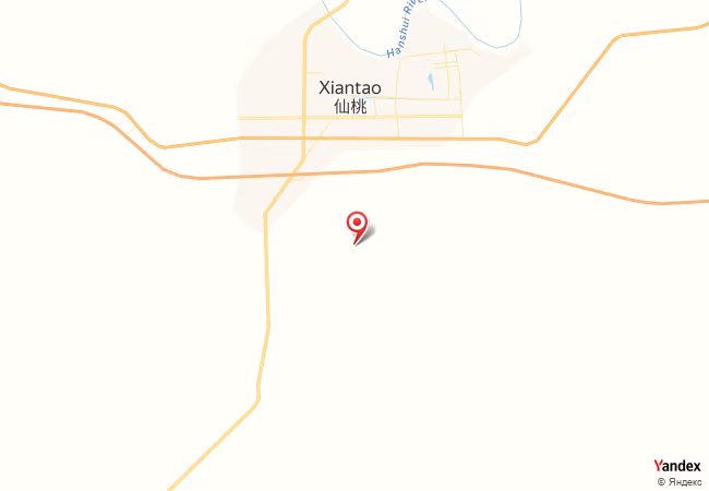 Qibla Map for Xiantao