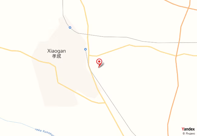 Qibla Map for Xiaoganzhan