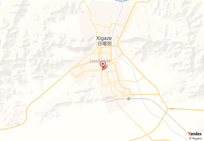 Qibla Map for Xigaze