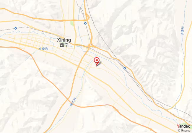 Qibla Map for Xining