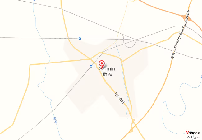 Qibla Map for Xinmin