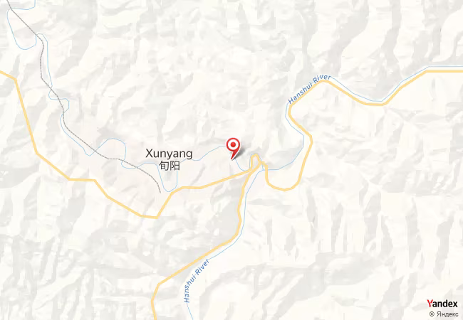 Qibla Map for Xunyang