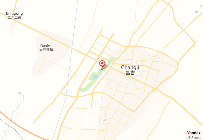 Qibla Map for Yan'an Beilu