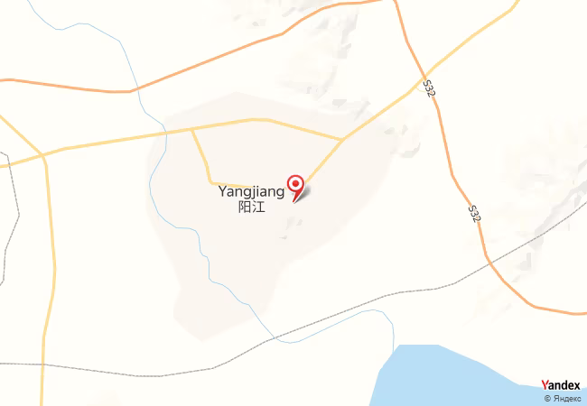 Qibla Map for Yangjiang