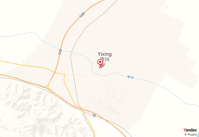 Qibla Map for Yicheng