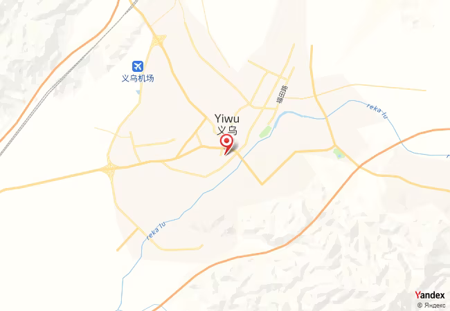 Qibla Map for Yiwu