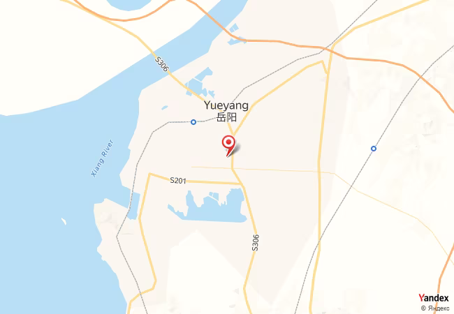 Qibla Map for Yueyang