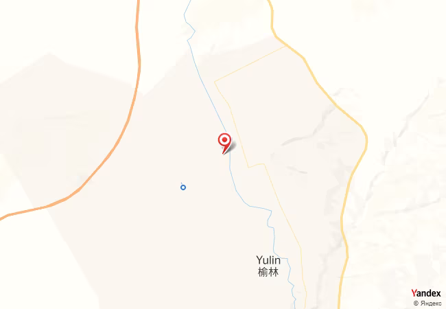 Qibla Map for Yulinshi