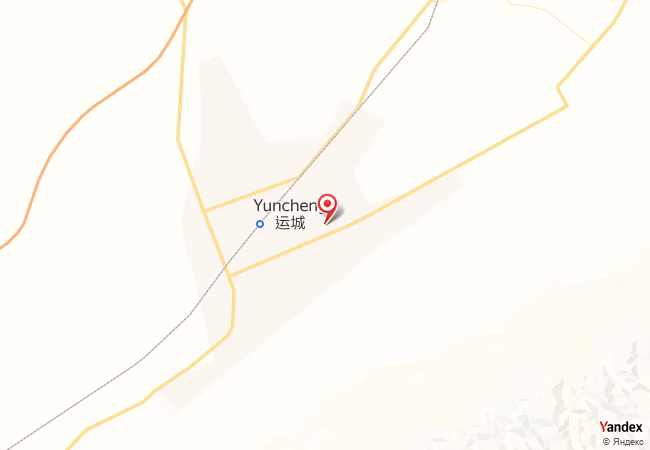 Qibla Map for Yuncheng