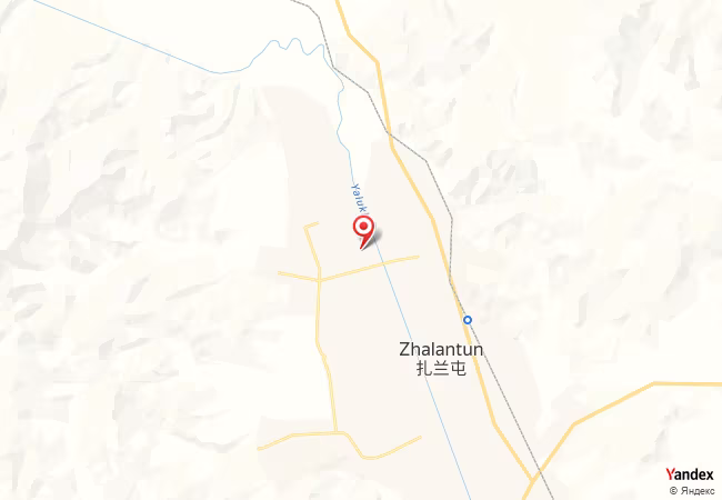 Qibla Map for Zalantun