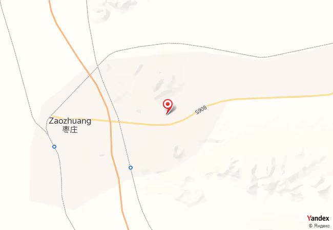 Qibla Map for Zaozhuang