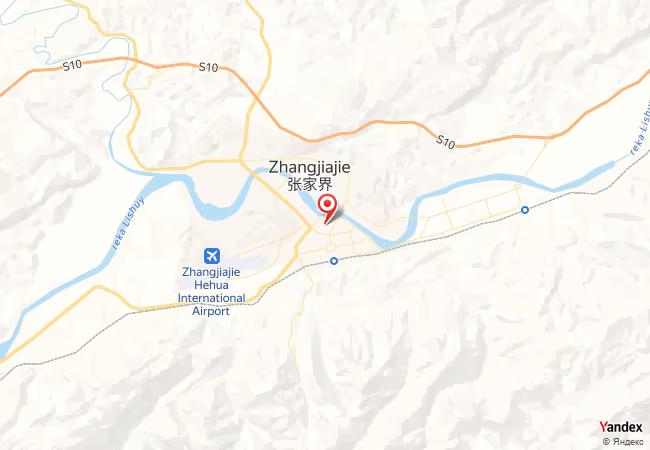 Qibla Map for Zhangjiajie