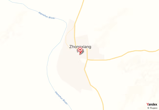 Qibla Map for Zhongxiang