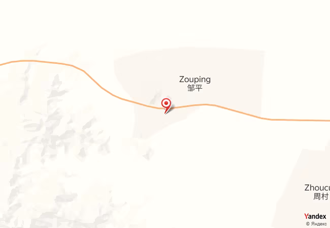 Qibla Map for Zouping