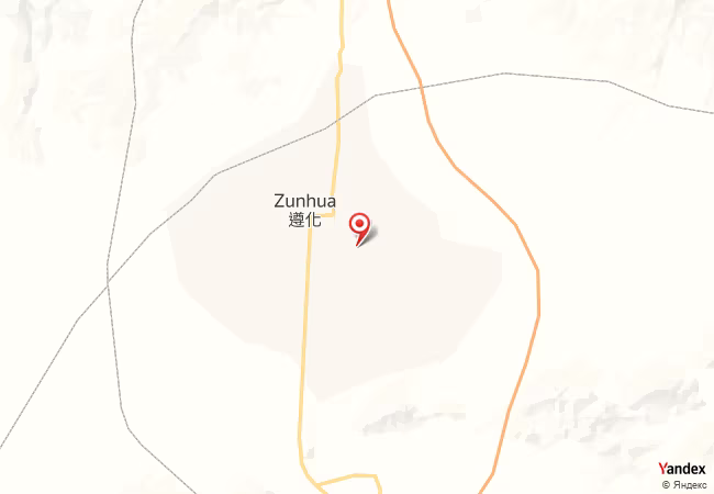 Qibla Map for Zunhua