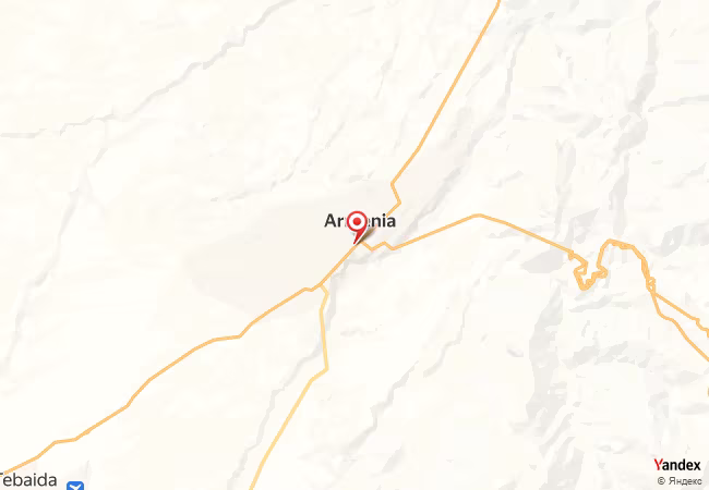 Qibla Map for Armenia