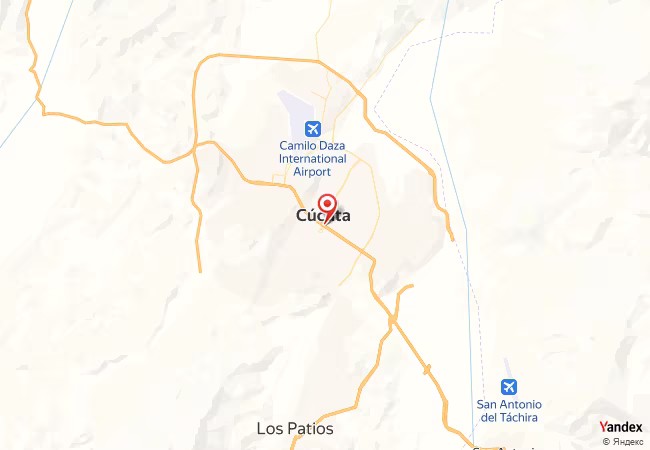 Qibla Map for Cucuta