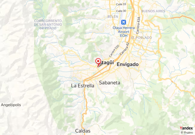 Qibla Map for Itagui