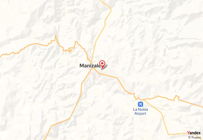 Qibla Map for Manizales