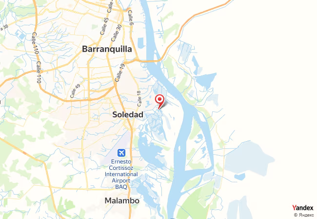 Qibla Map for Soledad