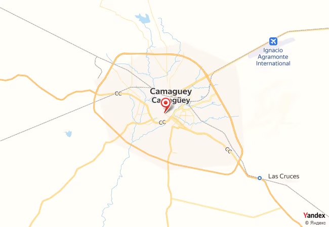 Qibla Map for Camaguey