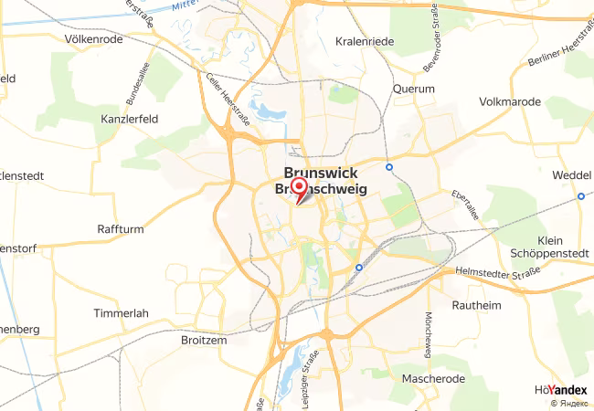 Qibla Map for Braunschweig