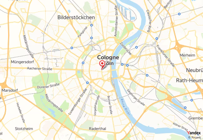 Qibla Map for Cologne