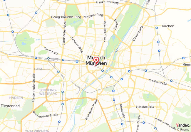 Qibla Map for Munich