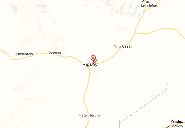 Qibla Map for Higuey