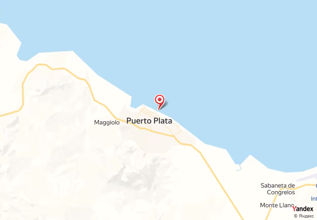 Qibla Map for Puerto Plata