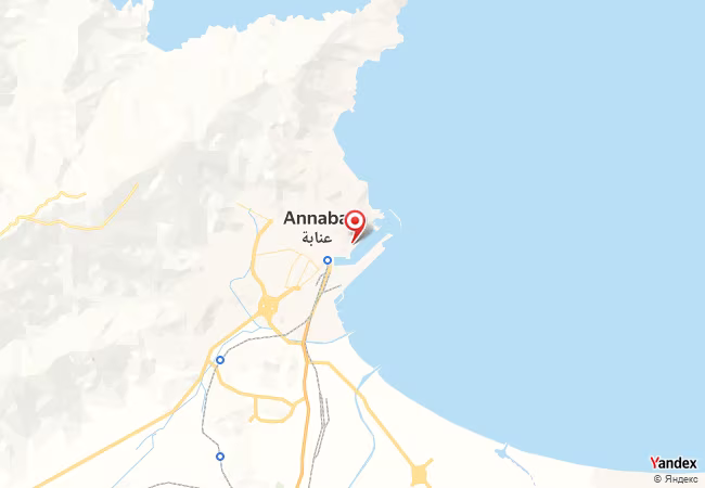 Qibla Map for Annaba