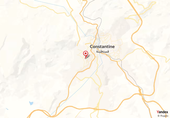 Qibla Map for Constantine