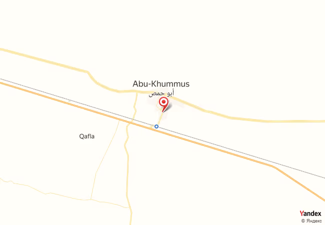 Qibla Map for Abu Hummus