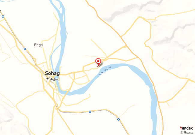 Qibla Map for Akhmim