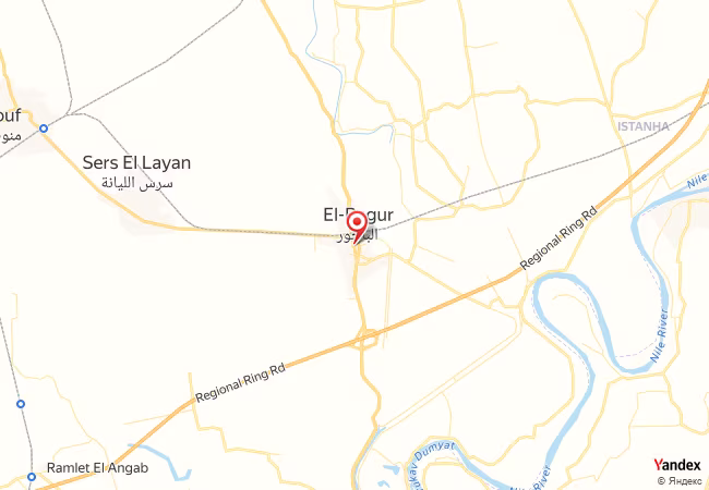 Qibla Map for Al Bajur