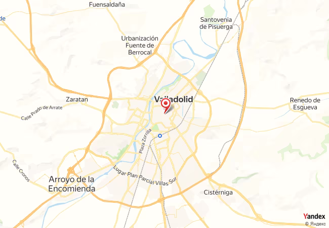 Qibla Map for Valladolid