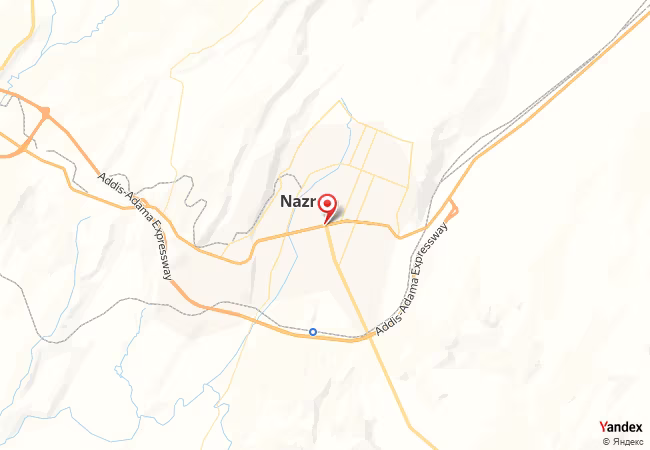 Qibla Map for Nazret