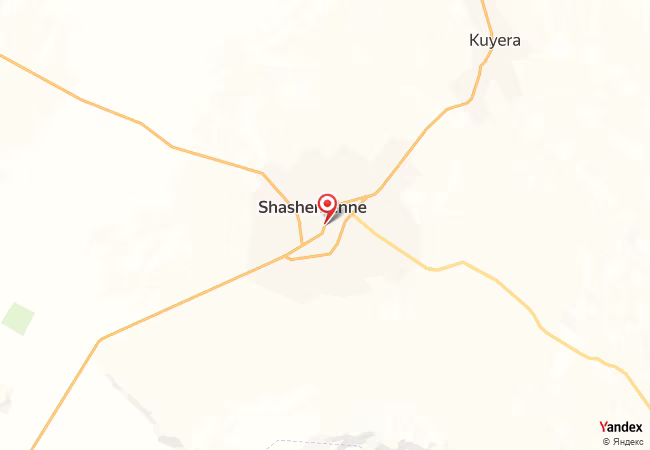 خريطة القبلة لمدينة شاشامانه