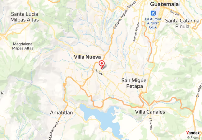 Qibla Map for Villa Nueva