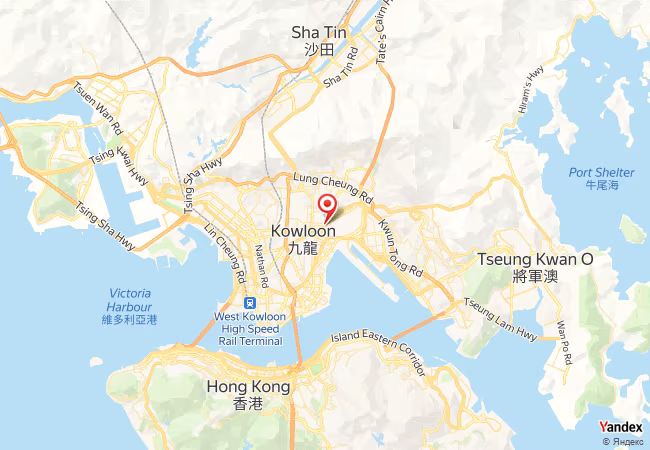 Qibla Map for Kowloon City