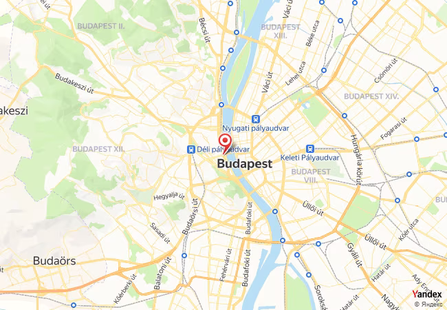Qibla Map for Budapest