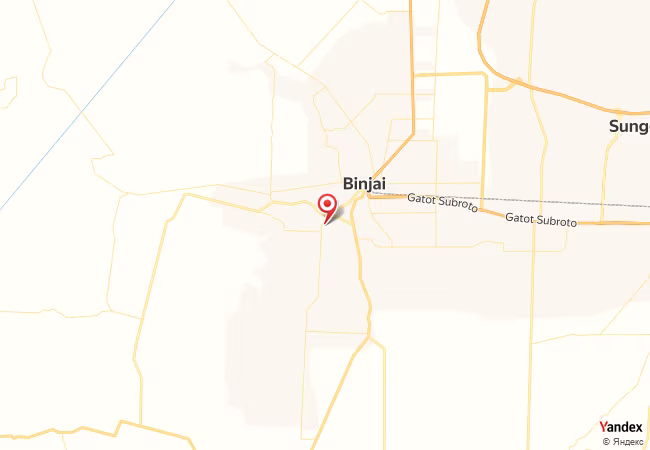 Qibla Map for Binjai