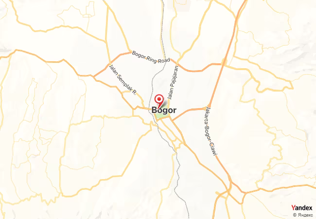 Qibla Map for Bogor