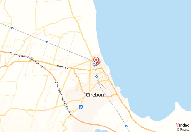 Qibla Map for Cirebon