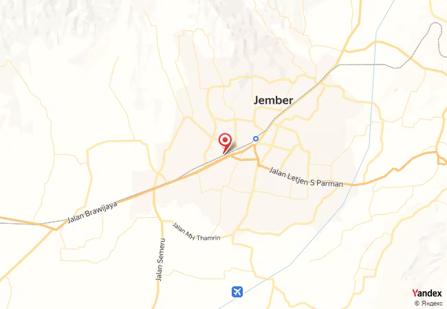 Qibla Map for Jember