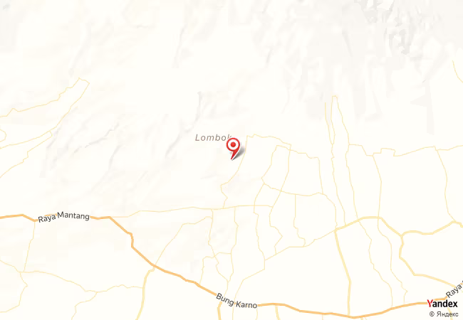 Qibla Map for Lembok